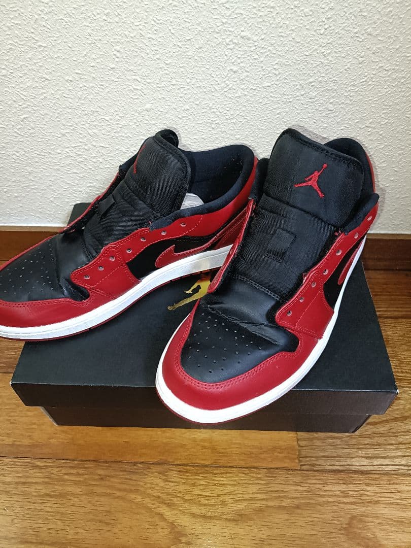 シューズ(男性用) Nike Air Jordan 1 Low 27.5cm Bred