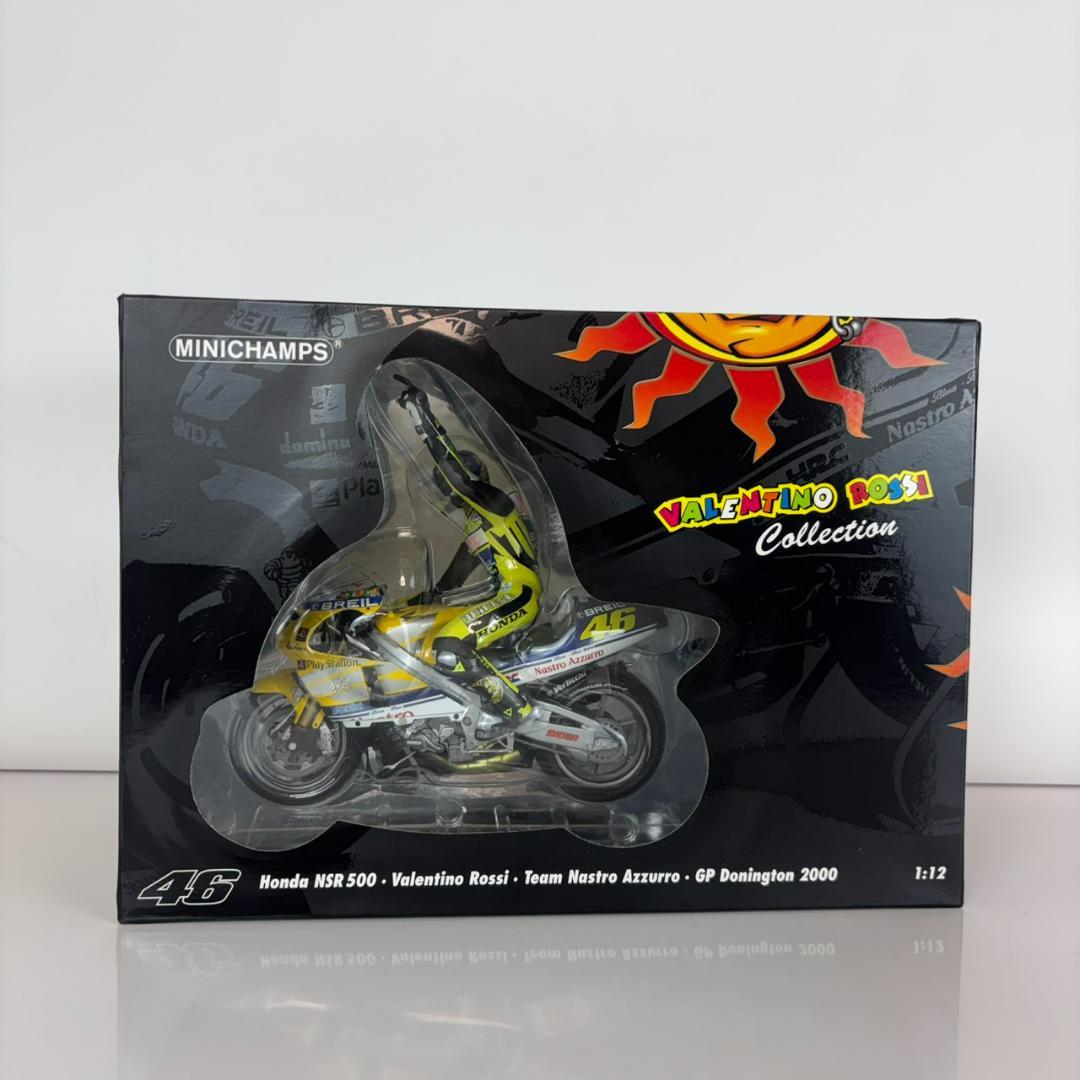ミニチャンプス 1/12 ホンダ NSR500 ロッシ 2000 フィギュア付
