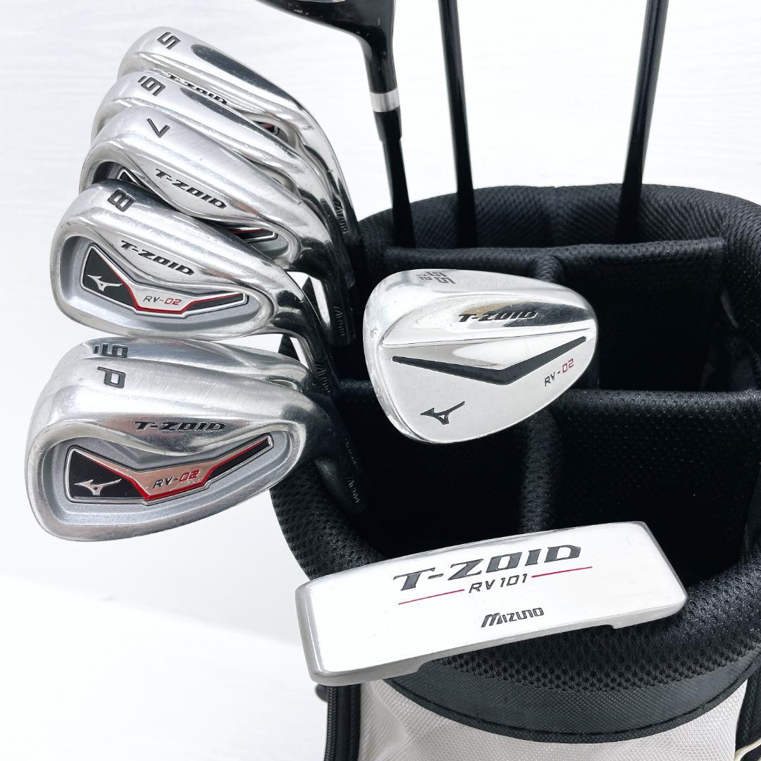 MIZUNO T-ZOID RV-02 ミズノ メンズ ゴルフクラブ セット R