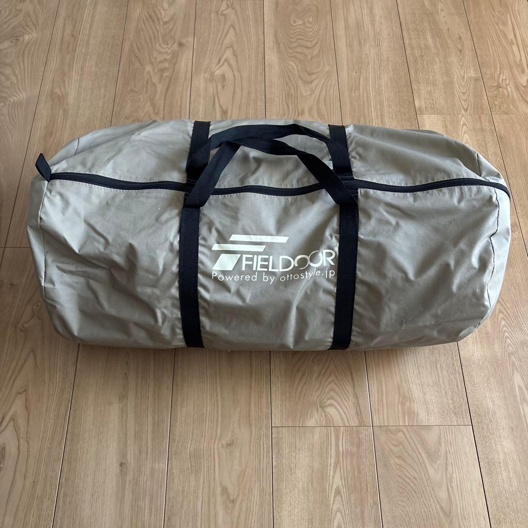 【お値下げ中】FIELDOOR ワンポールテント 難燃 T/C テントハット付き