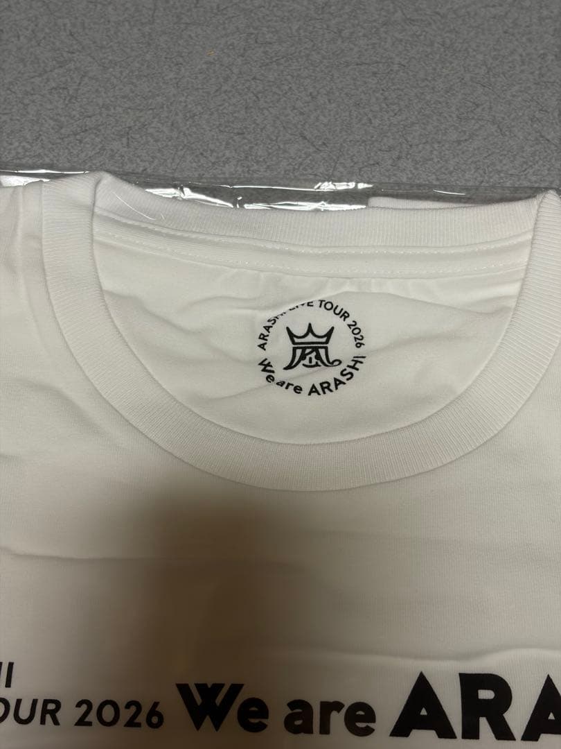 即購入◎新品　Tシャツ　嵐　We are ARASHI 2026