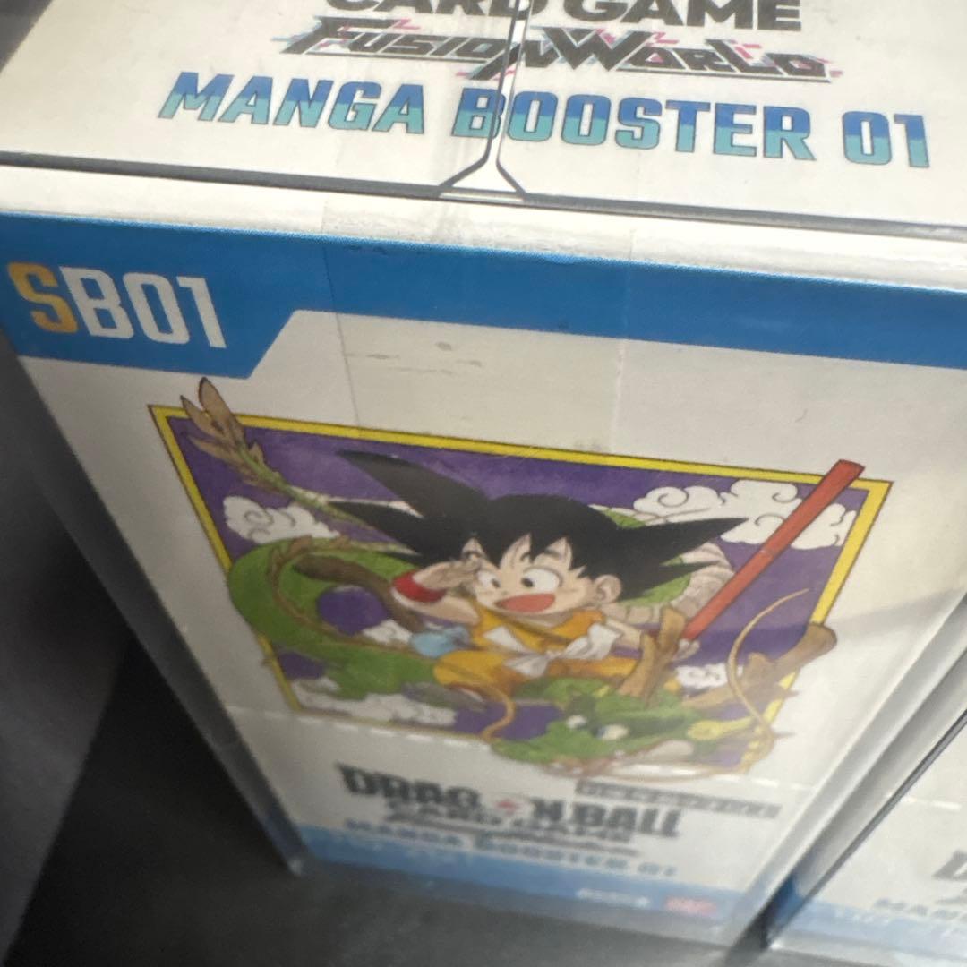 ドラゴンボールフュージョンワールドマンガブースター01未開封テープ付き2BOX