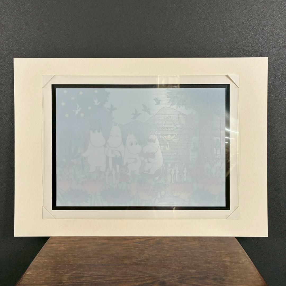 美品 アートセル画「ムーミン谷へようこそ」北欧 フィンランド 限定100点