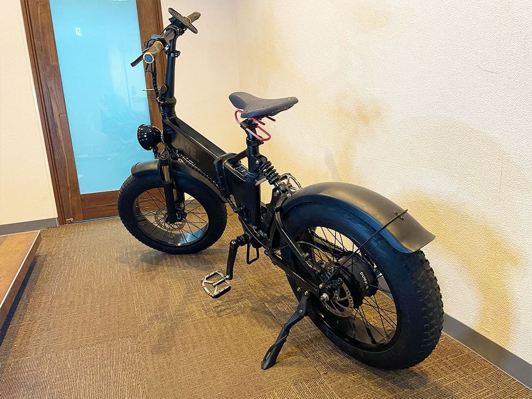 MATE 折りたたみ自転車 ブラック