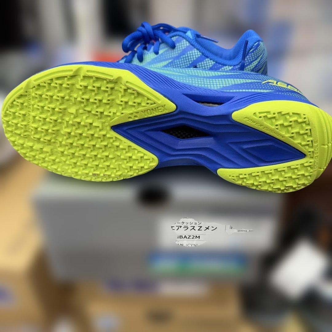 YONEX AERUS バドミントンシューズ ブルー24.5cm
