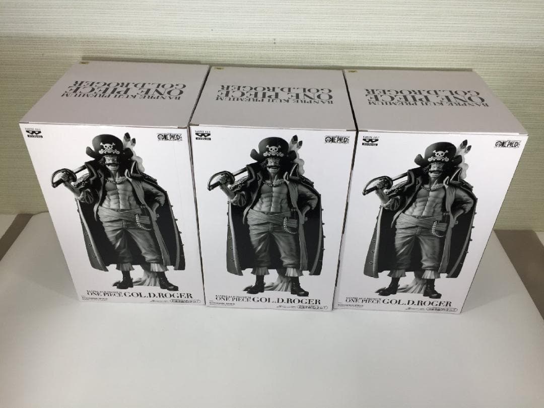 【新品】バンプレくじ PREMIUM ゴール・D・ロジャー 3体コンプリート