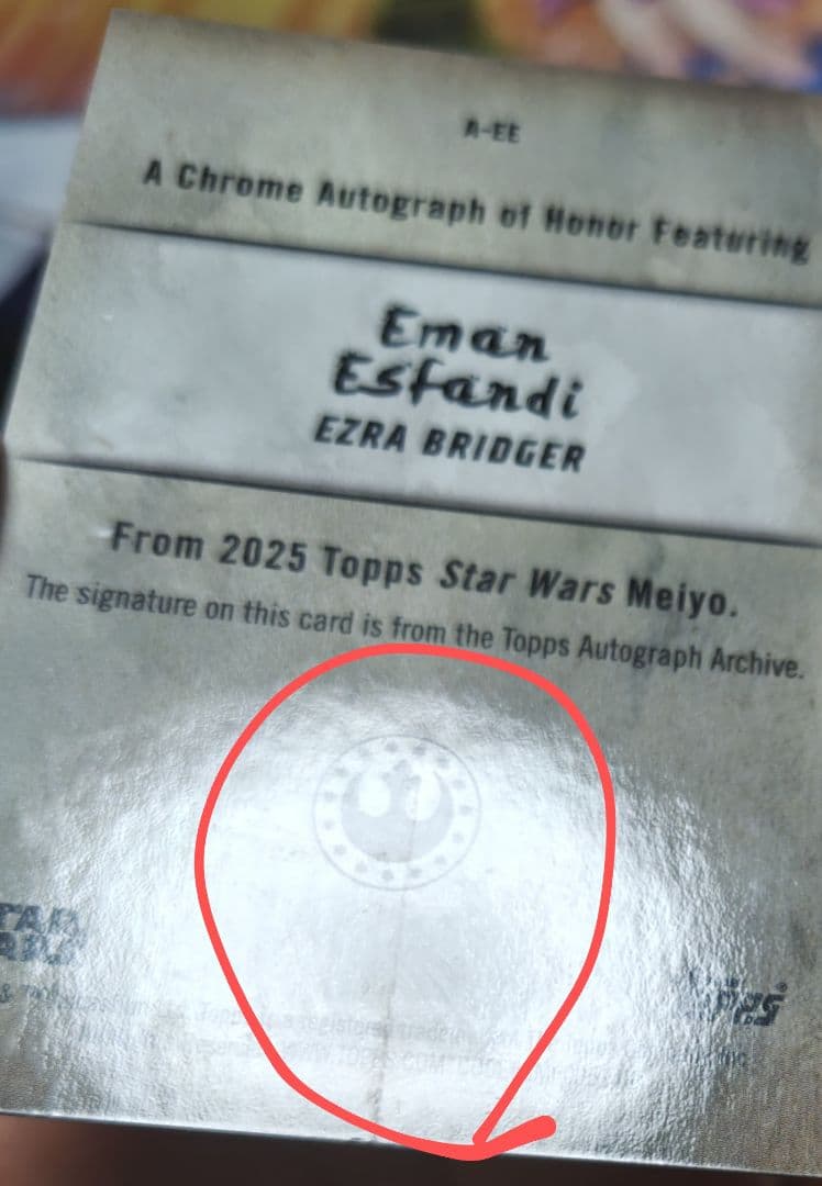 Topps Ezra Bridger エズラ 057/200 直筆サイン