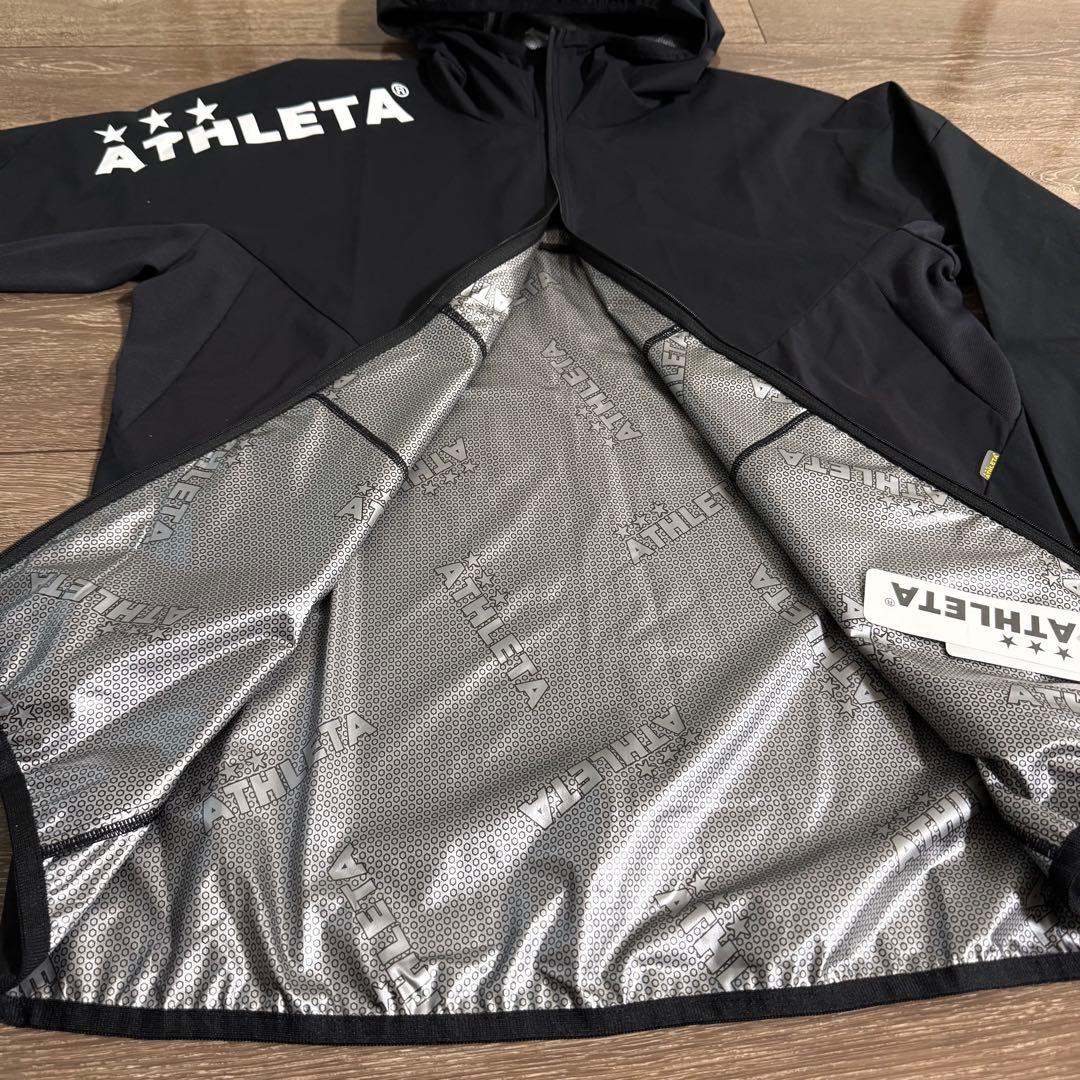 新品 ATHLETA ウィンドブレーカー 内側メッシュウインドウォームジャケット