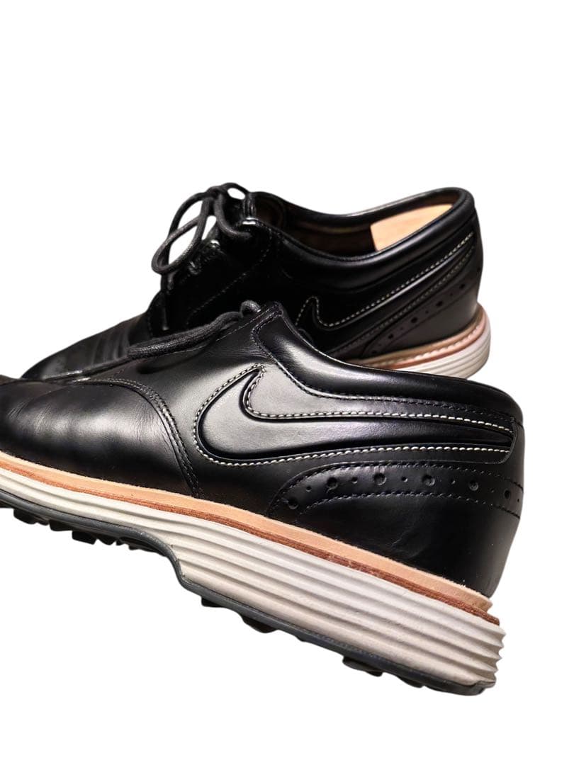28.0㎝ 本革 NIKE GOLF ルナクレイトン レザー628536-001