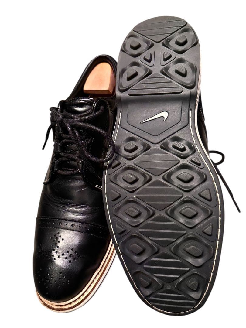 28.0㎝ 本革 NIKE GOLF ルナクレイトン レザー628536-001