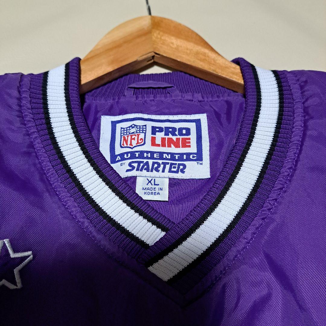 90s スターター NFL PRO LINE プルオーバーナイロンジャケット