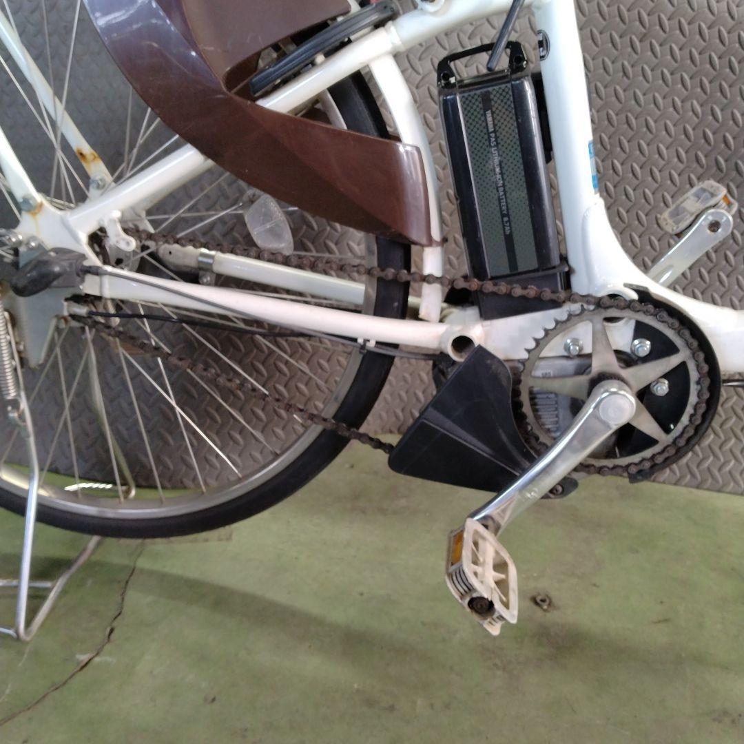 317]送料無料 ヤマハ PAS With 充電器付き 電動自転車