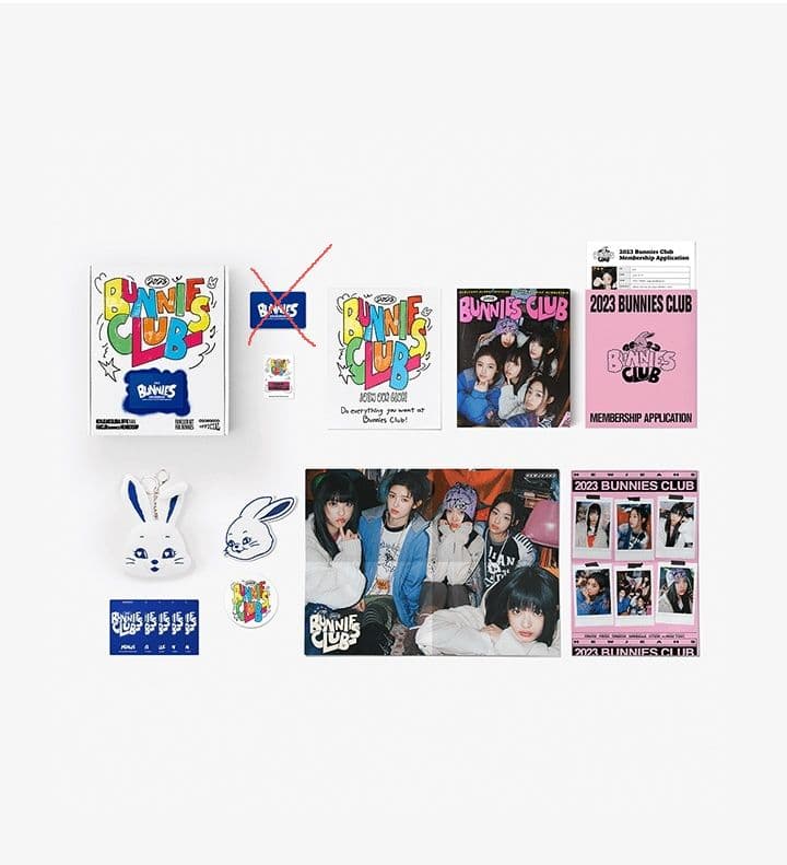 newjeans BUNNIES Club 2023 ファンクラブキット