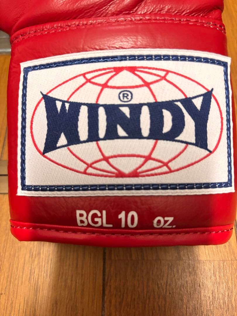 WINDY ウインディーヒモ式　10oz 赤　新品未使用品 本革製　値引き可