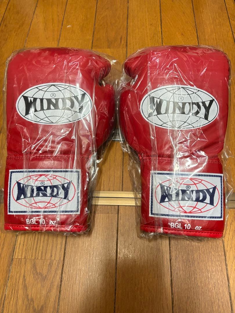 WINDY ウインディーヒモ式　10oz 赤　新品未使用品 本革製　値引き可
