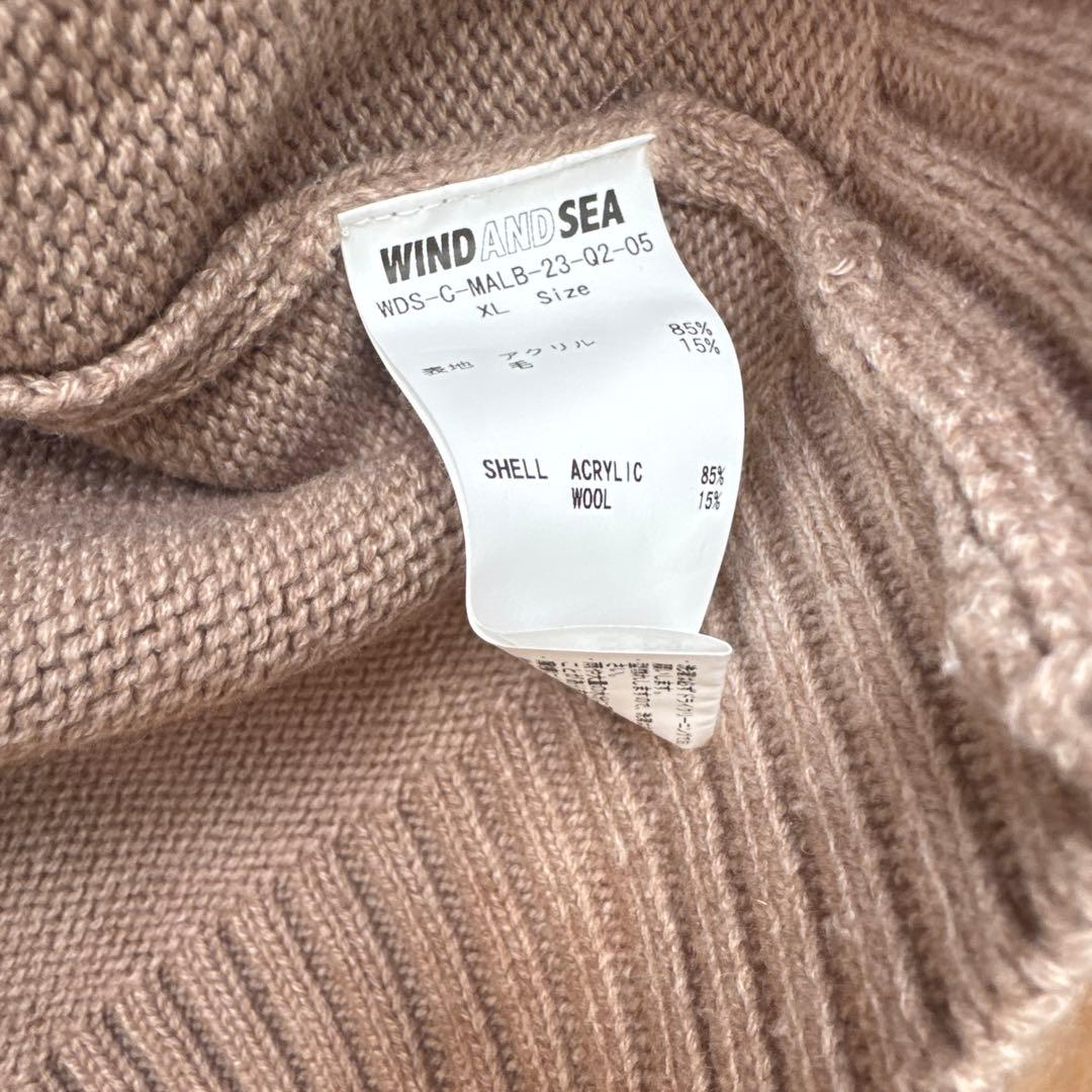 malbon wind and sea ニットベスト