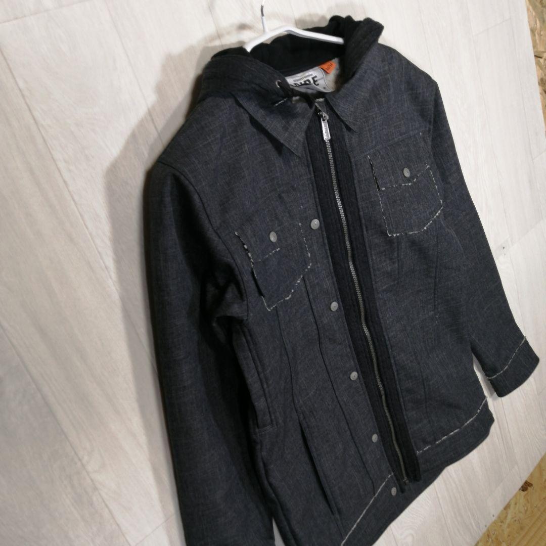 美品　Ride　スノーボードウェア　グレー系　Mサイズ　裏起毛　ポリエステル