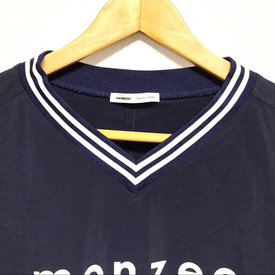 S 美品　モンジー monzee ゴルフウェア　レディース　プルオーバーネイビー