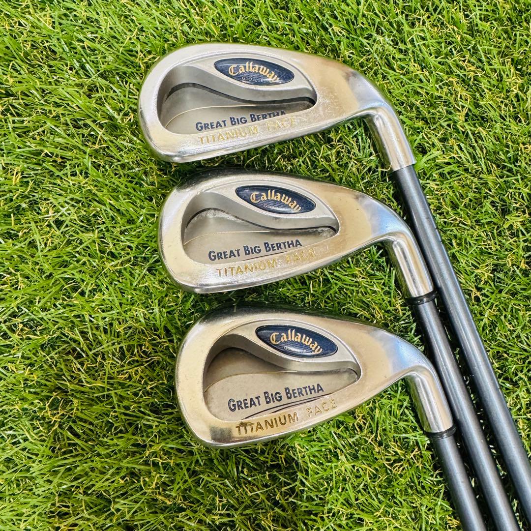 【女性用】Callaway great big bertha アイアンセット