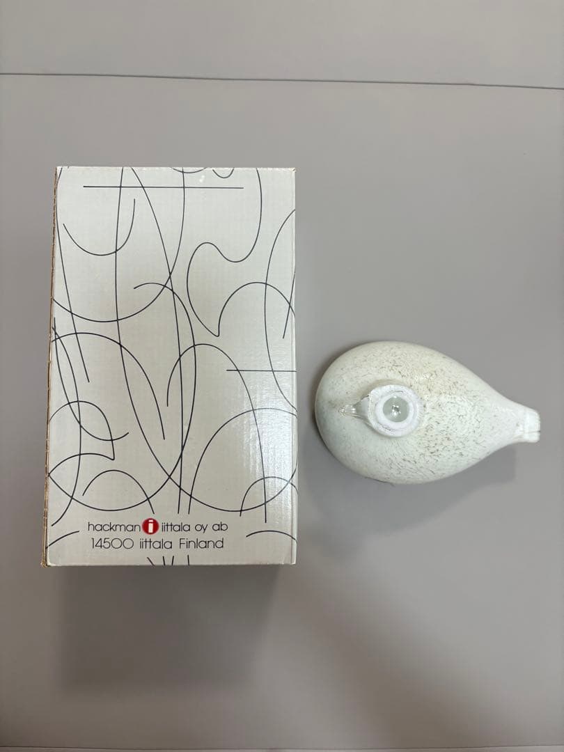  ピジョン 置物 ホワイト