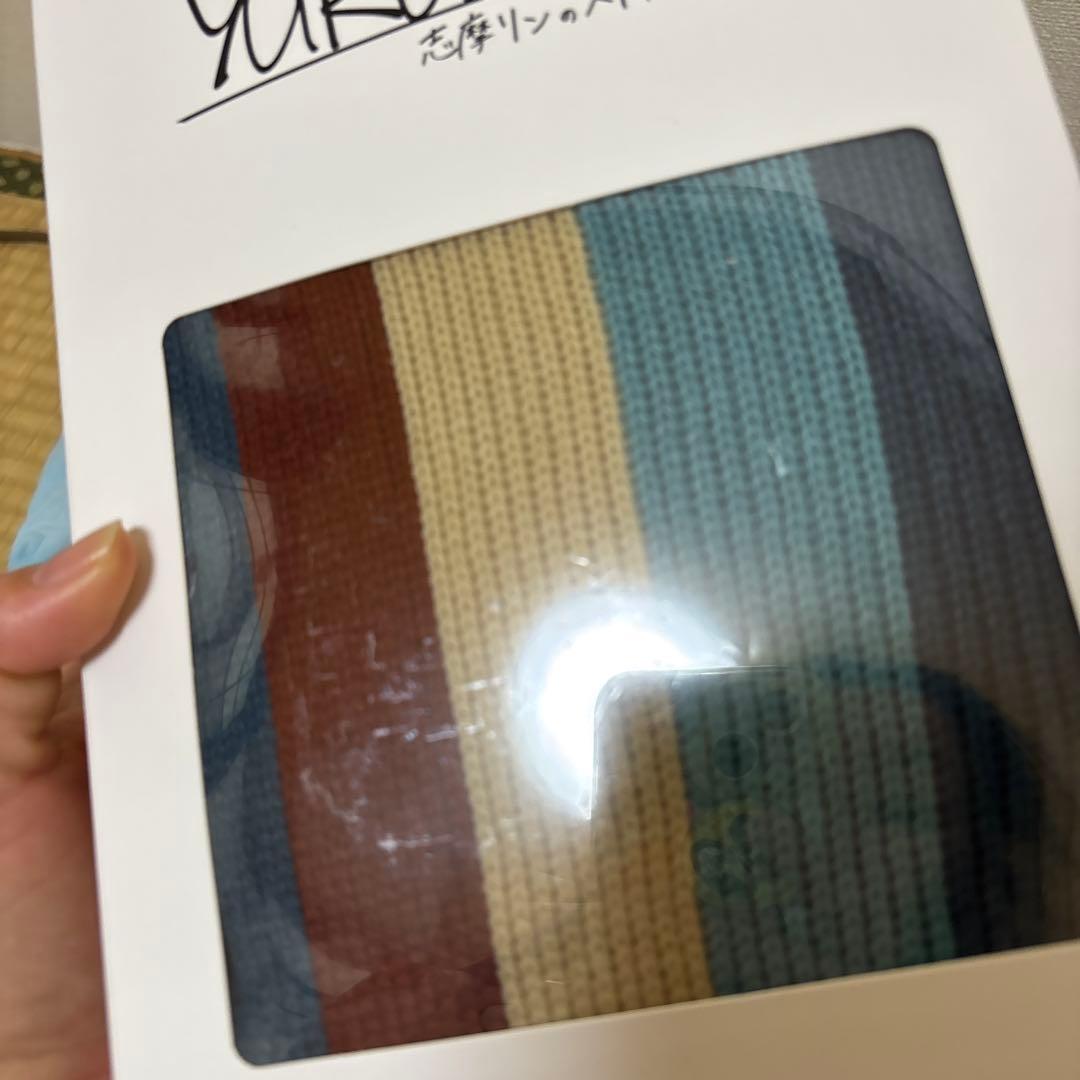 新品 ゆるキャン 志摩リン マフラー ストライプマフラー