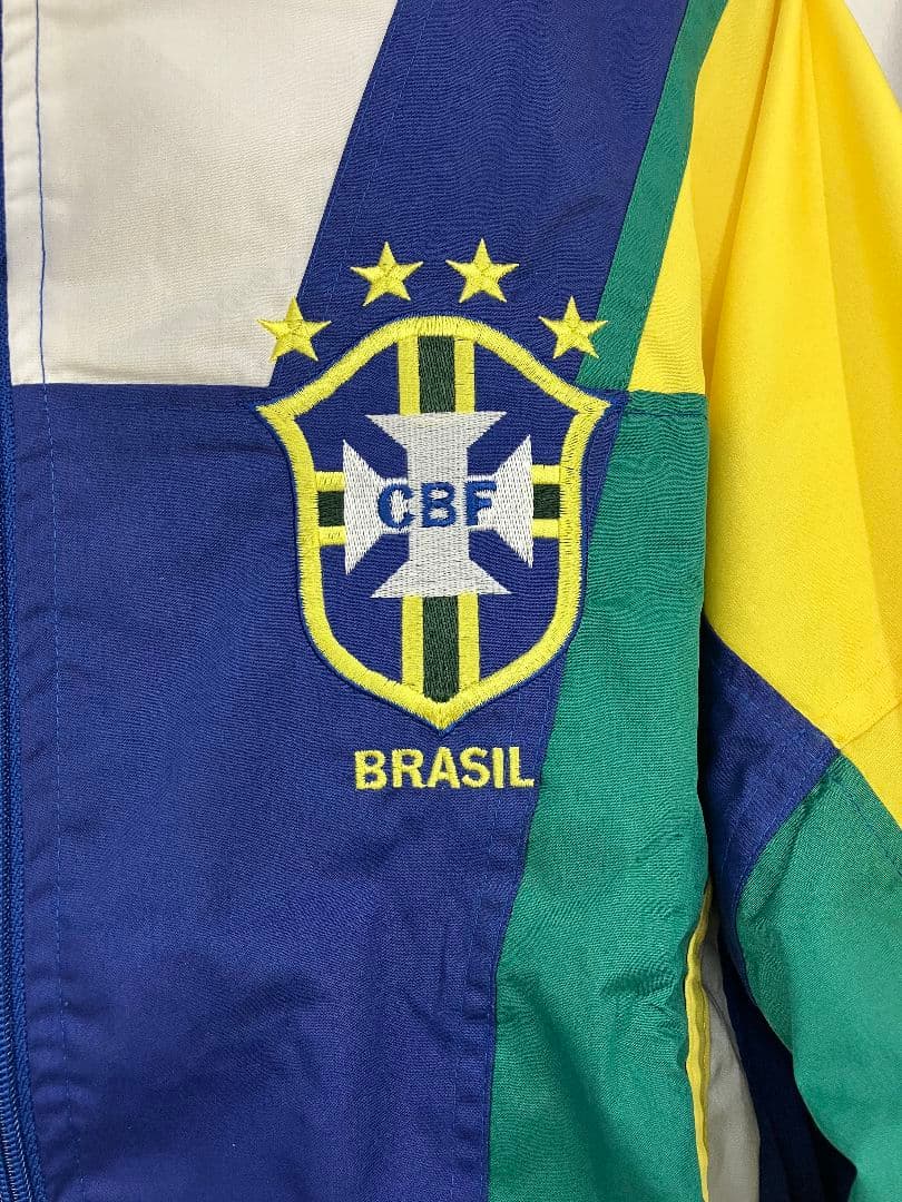 94-95 ブラジル代表　UMBROオフィシャル　ウィンドブレーカー上下セット
