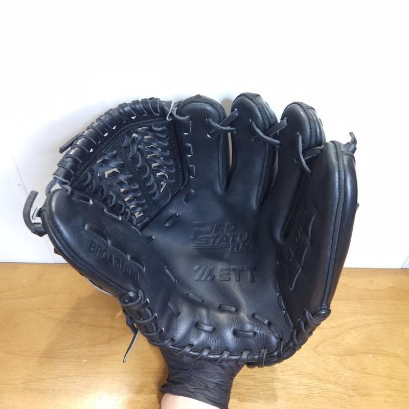 ZETT 日本製 プロステイタス RNT 旧ラベル 美品 内野用 軟式グローブ