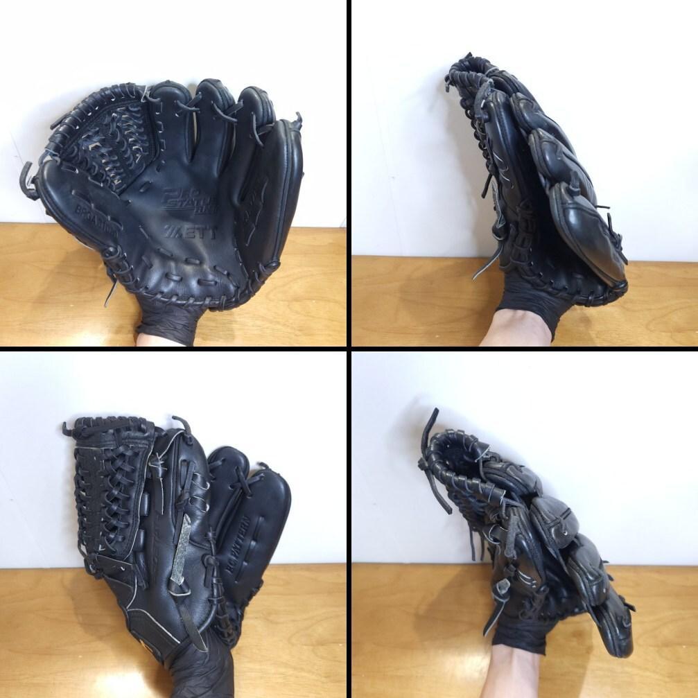 ZETT 日本製 プロステイタス RNT 旧ラベル 美品 内野用 軟式グローブ