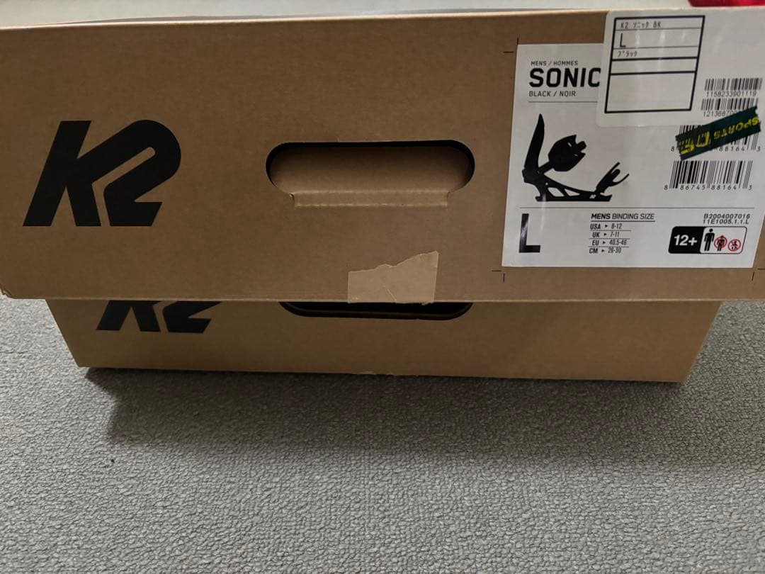 K2 SONIC ビンディング Lサイズ