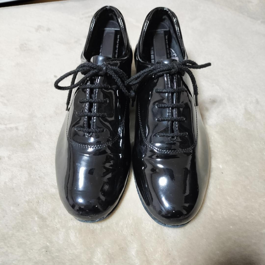 ◆値下げ◆美品◆Ads◆社交ダンスシューズエナメル◆男性用◆26.0cm◆