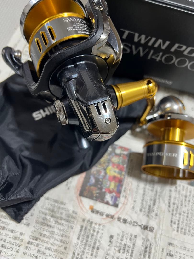 15ツインパワーSW14000XG スプール付き(セット)