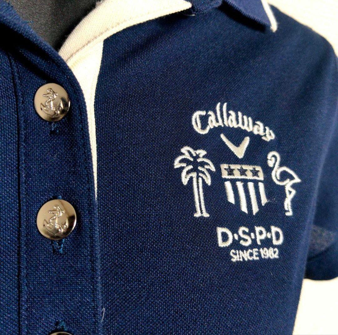 ch42 Callaway ワンピース ネイビー×ホワイト レディースMサイズ