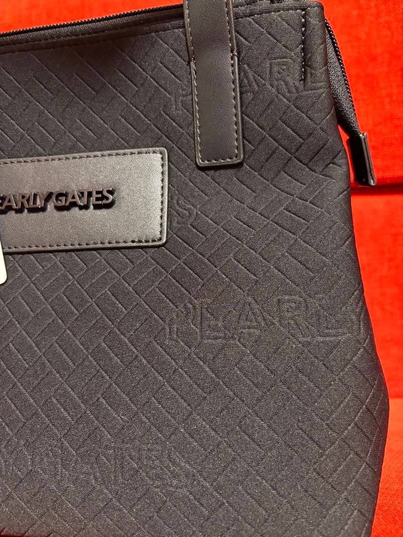 PEARLY GATES 黒 カートバッグ 新品タグ付き