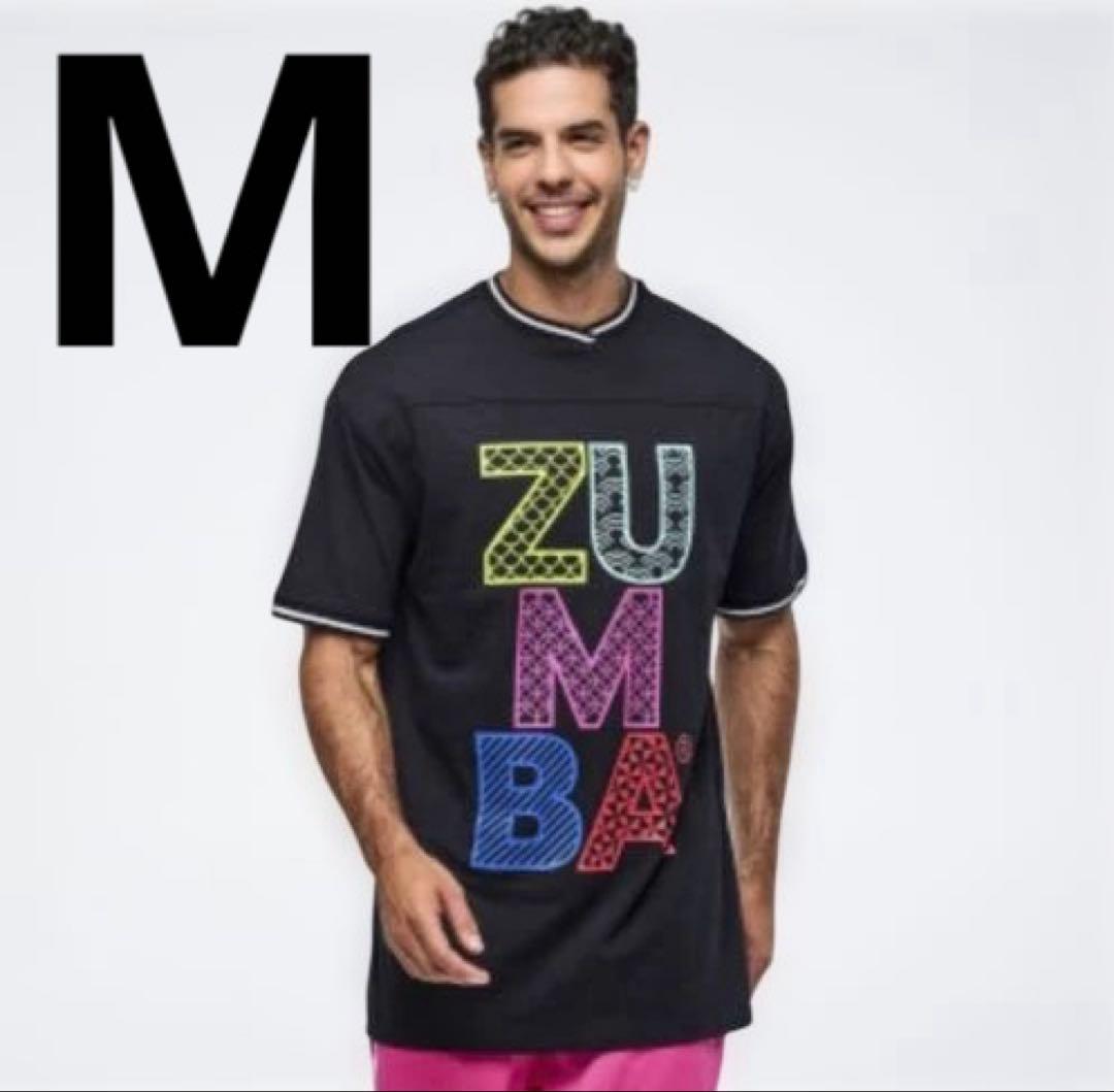 【正規品】ZUMBA カラフルロゴ Tシャツ Mサイズ