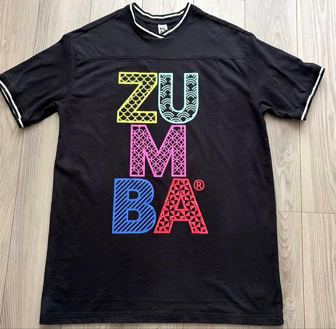 【正規品】ZUMBA カラフルロゴ Tシャツ Mサイズ