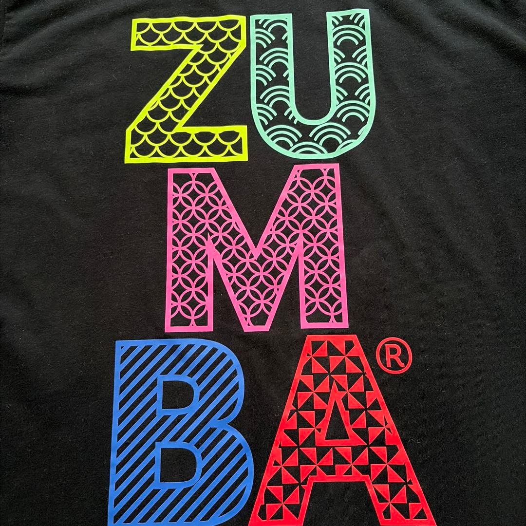 【正規品】ZUMBA カラフルロゴ Tシャツ Mサイズ