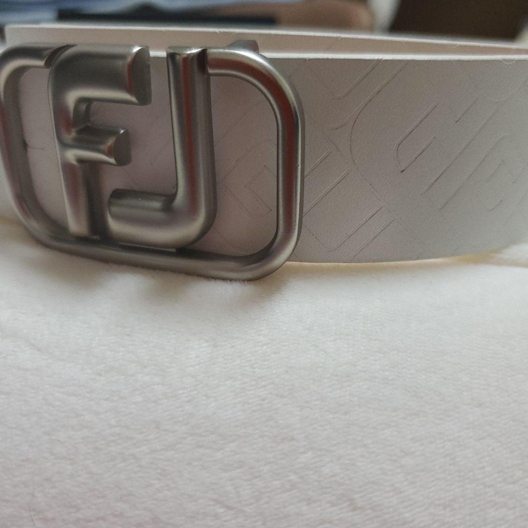 FJ レディース ゴルフベルト ホワイト