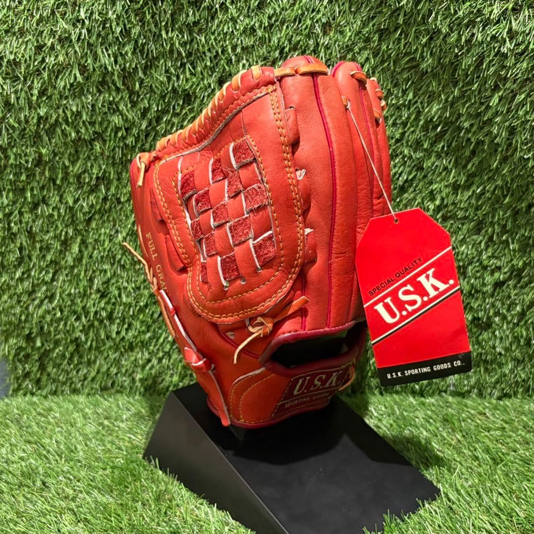 新品未使用　タグ付き　野球グラブ　グローブ　一般軟式大人用　投手用　uskウメダ