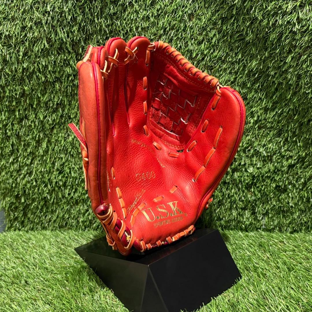 新品未使用　タグ付き　野球グラブ　グローブ　一般軟式大人用　投手用　uskウメダ