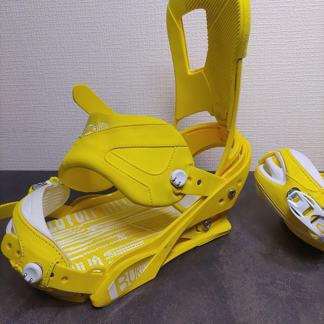 美品　BURTON CARTEL Mサイズ ビンディング イエロー