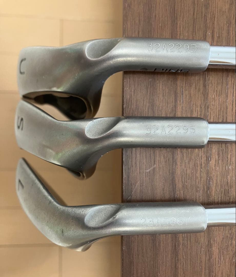 ピン PING G25 ウェッジ 3本セット 黒ドット