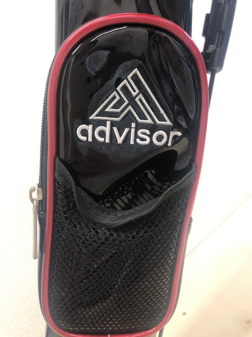 advisor アドバイザー ゴルフバッグ セルフスタンドバック黒 206