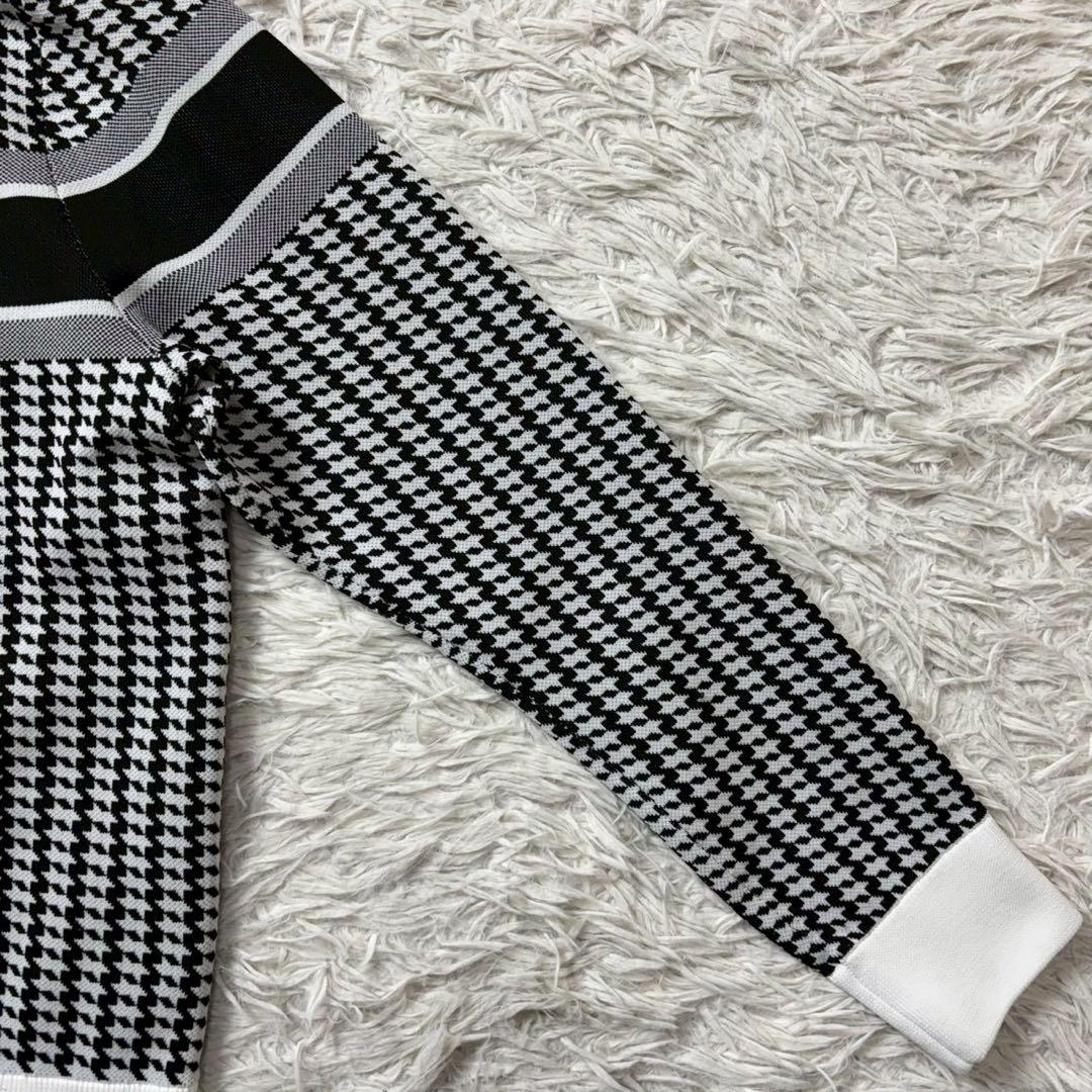【美品】ジャックバニー　ニット　千鳥　チェック　ジャガード