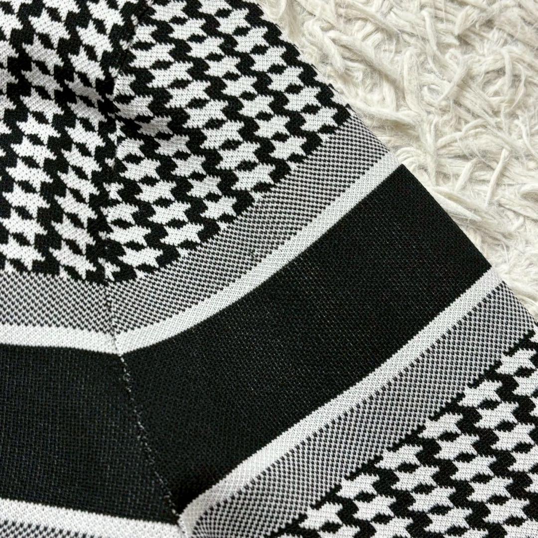 【美品】ジャックバニー　ニット　千鳥　チェック　ジャガード