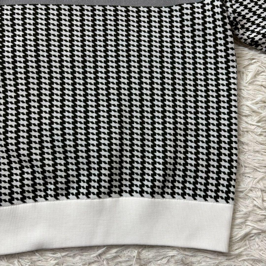 【美品】ジャックバニー　ニット　千鳥　チェック　ジャガード