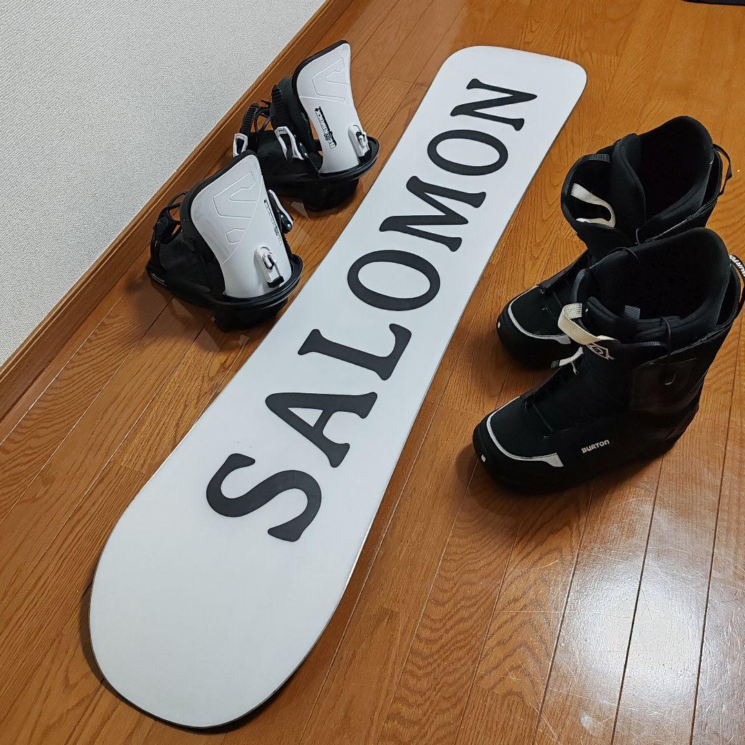SALOMON 148 x BURTON ボードセット ビンディングブーツケース