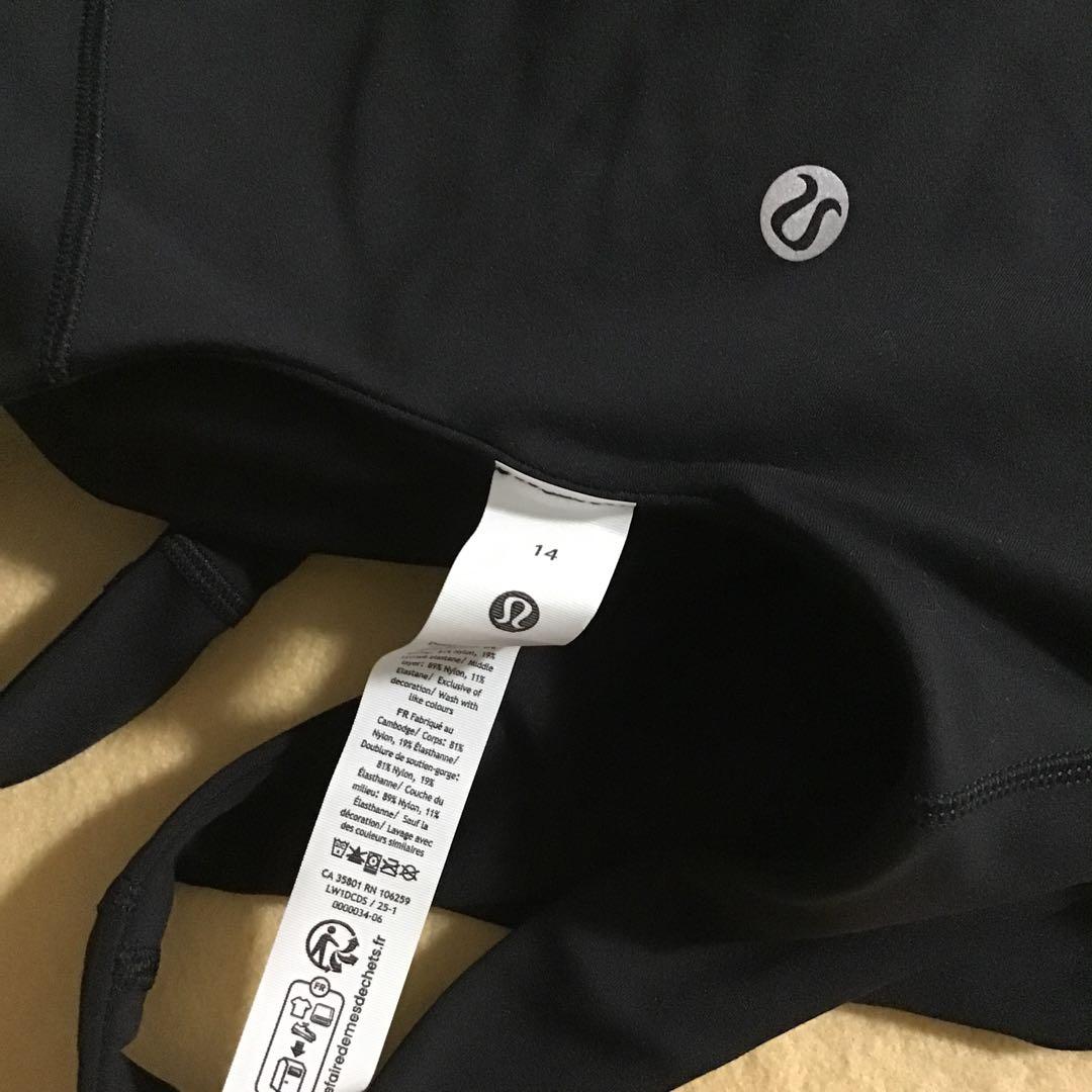 Lululemon Align High-Neck Tank 14ブラック