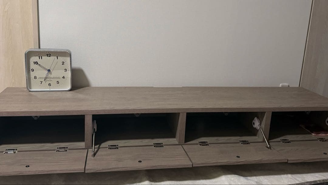 美品　国産　グレージュ　木製テレビ台 テレビボード　幅200cm 50型対応