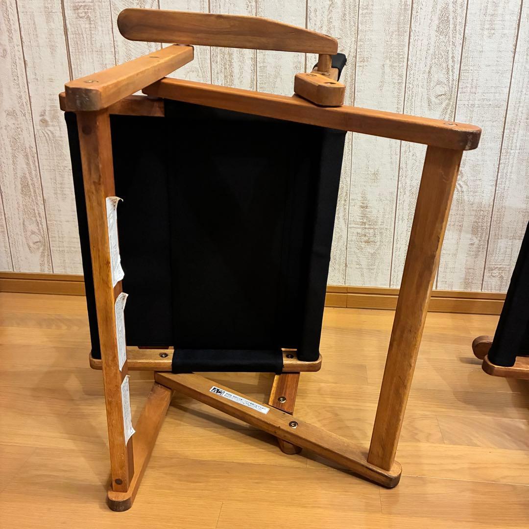 ニトリ 木製 折りたたみ ローチェア 2脚セット