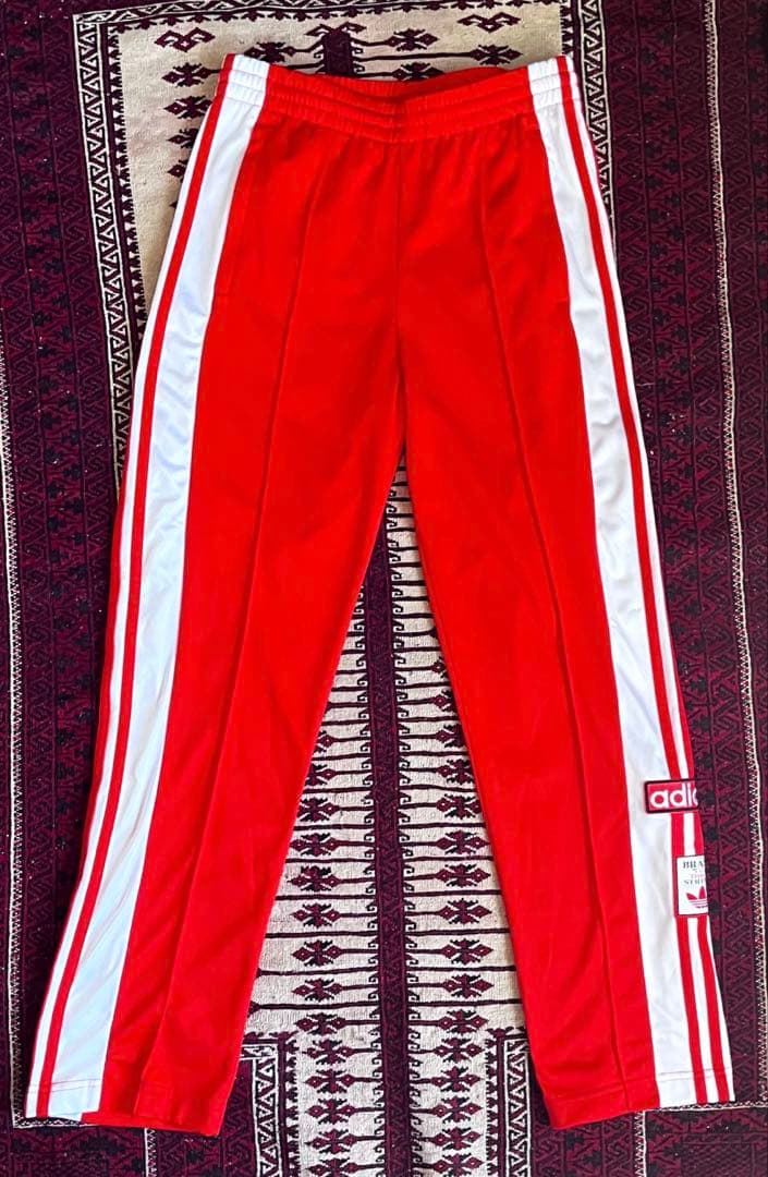 【レア】adidas Originals/アディブレイク/トラックパンツ/レッド